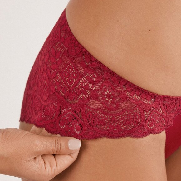Intimissimi Lace and Silk Bikini Briefs - Picture 3 of 6